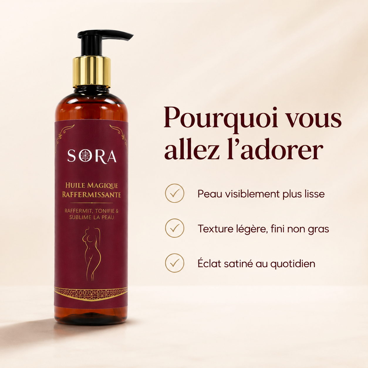 Huile Magique Raffermissante SORA®